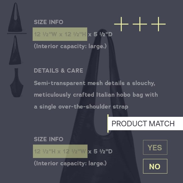 Eliminating redundant data in datasets for improving product search, for e-commerce applications