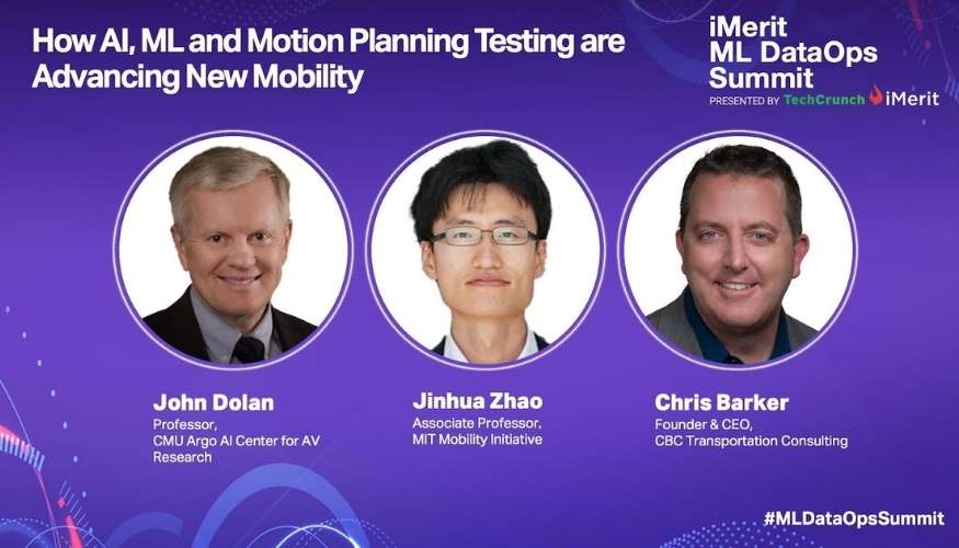 iMerit ML Data Ops summit, Professor John Dolan and Professor Jinhua Zhao