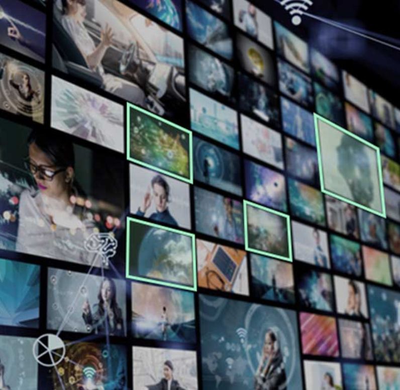 Multiple entertainment screen