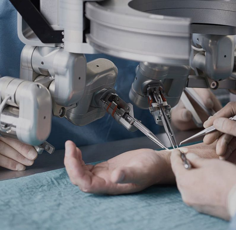 medical robot performing procedure