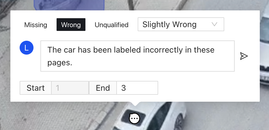 label correction