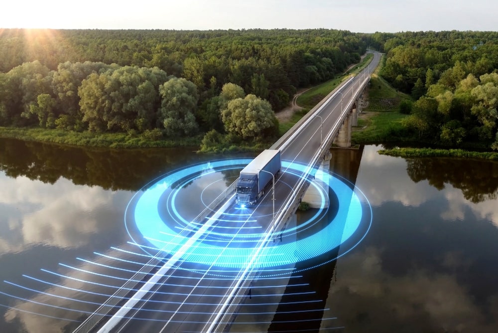 Autonomous semi-truck with a trailer