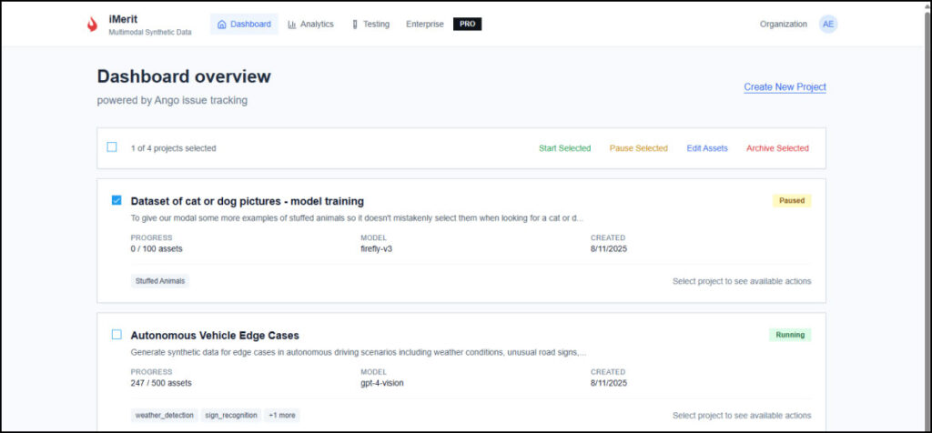 Project Dashboard