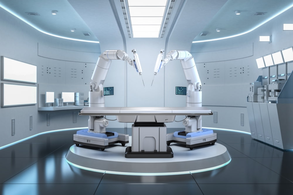 Medical technology with 3d rendering robotic