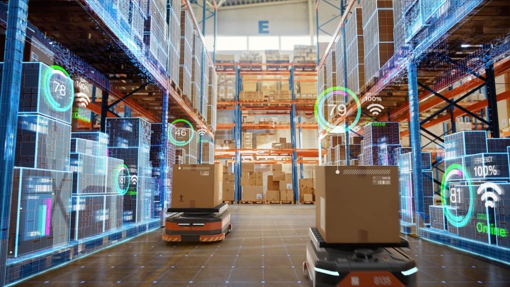 Automated Retail Warehouse AGV Robots