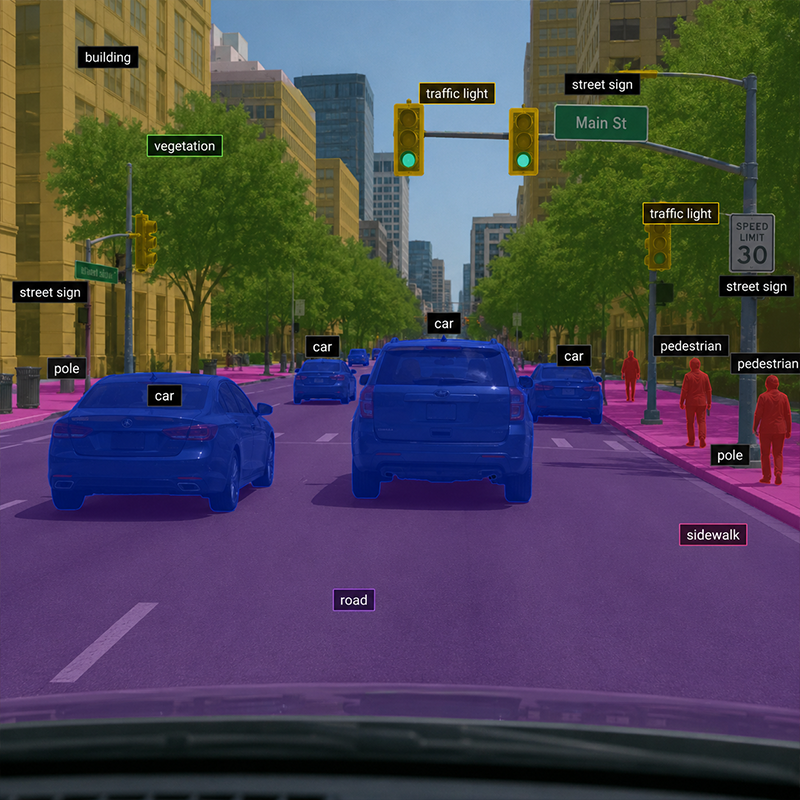polygon and instance tracking