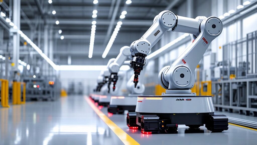 high-tech industrial environment