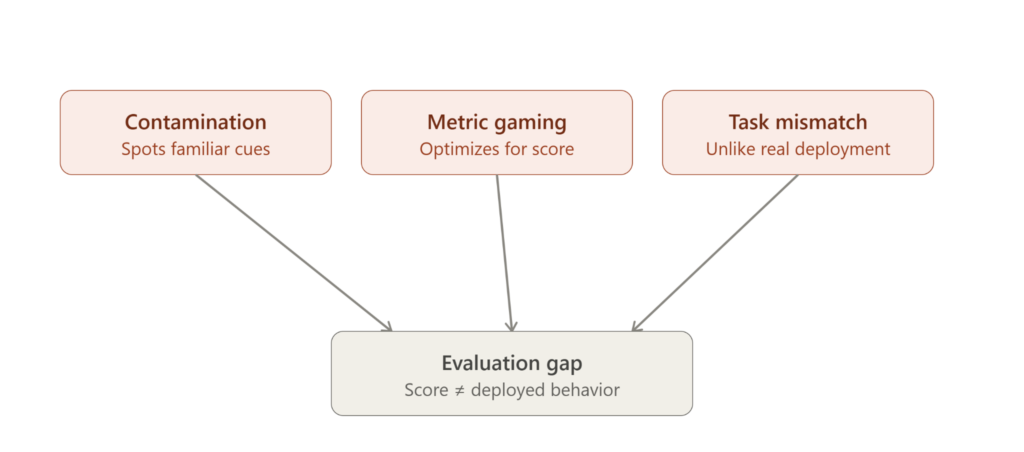 Evaluation Gap failure mode